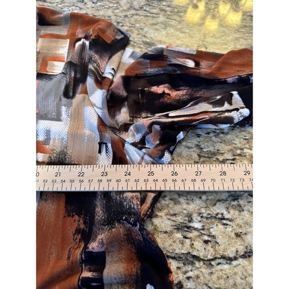 Southern Lady Blouse Womens 2X Multicolor Abstract 3/4 Sleeve Tunic Top - Picture 4 of 6